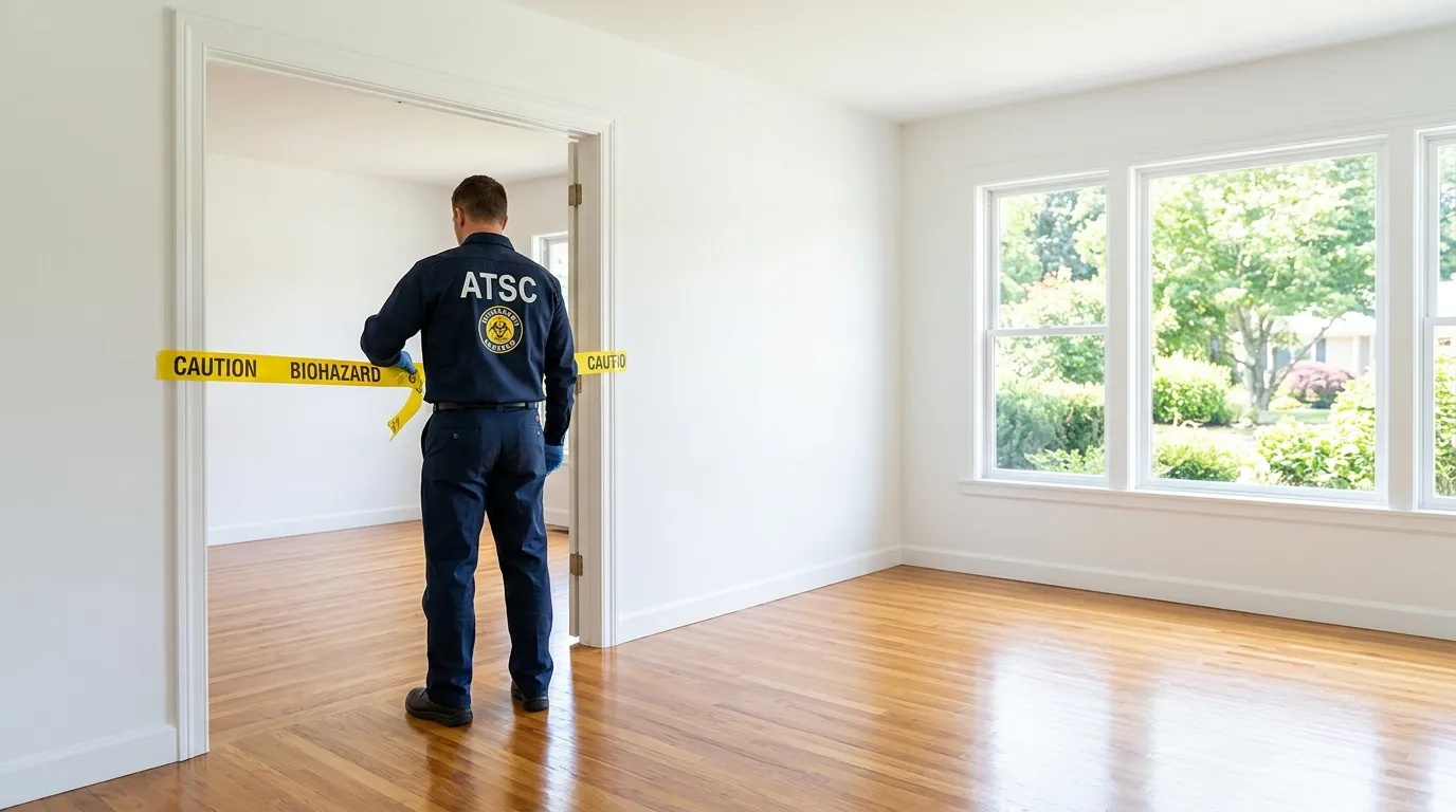 Certified biohazard cleanup crew performing Crime Scene Cleanup in Forest Hills